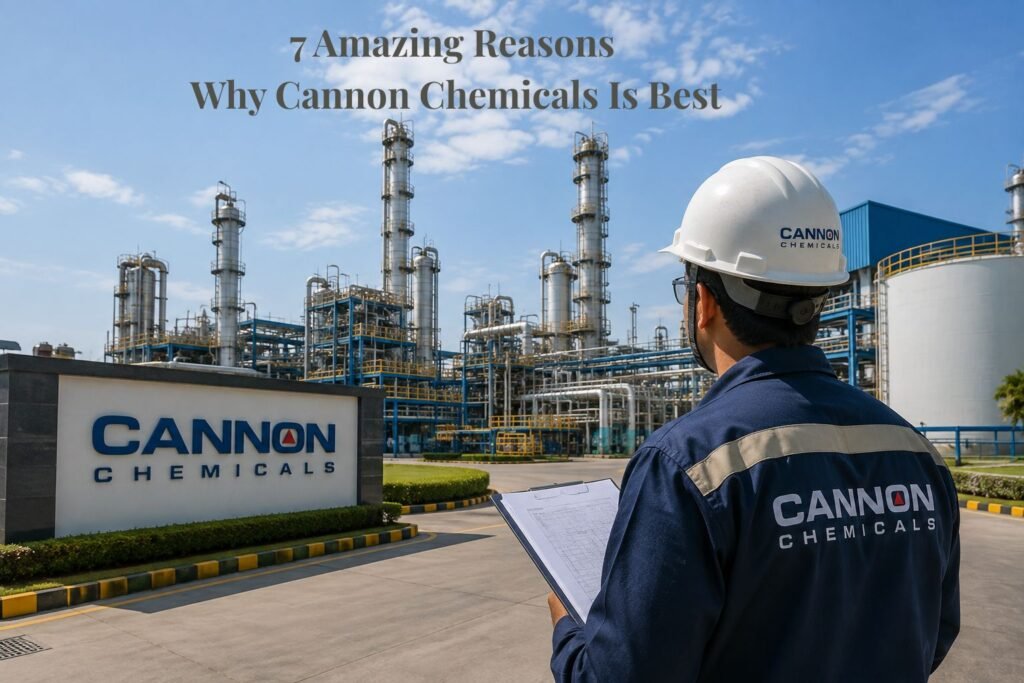 Cannon Chemicals engineer at factory – manufacturer of best stone cracking powder in India